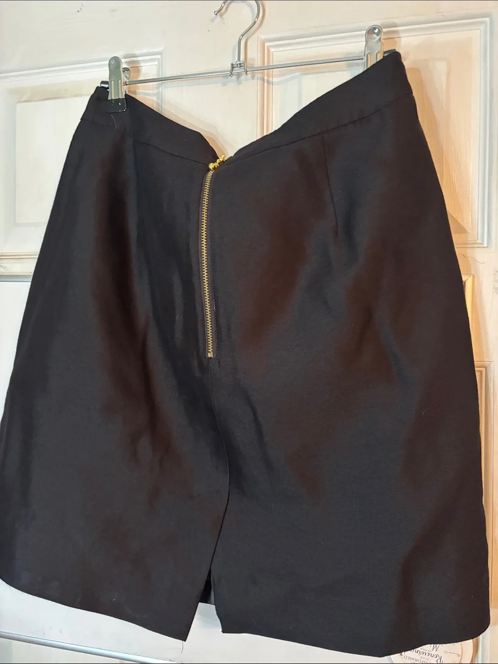 kate spade Black Mini Skirt with Chain Detail Size 10